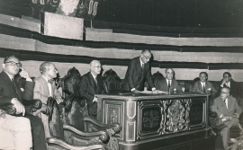 Reunión conjunta con la Sociedad Francesa de Neurología, 21 al 23 de septiembre de 1967, Real Academia de Medicina de Barcelona. Archivo Histórico de la SEN