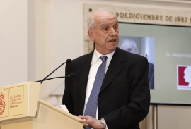 El Dr. Miquel Balcells, Premio Bianual Dr. Grau Veciana 2018